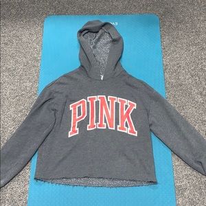 VS PINK cropped hoodie